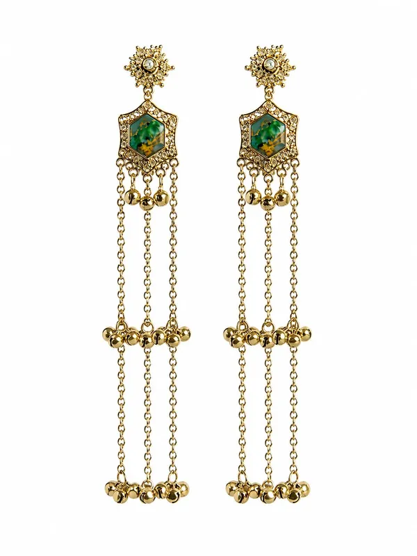 Teal_Green_Alloy_Gold_Plated_Kashmiri_Ghungroo_Long_Dangler_Earrings_For_Women