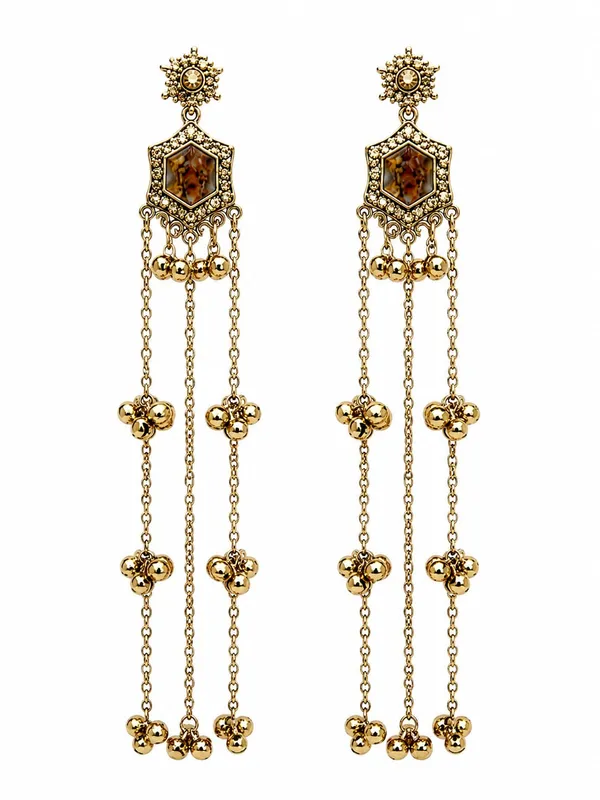 Amber_Brown_Alloy_Gold_Plated_Kashmiri_Ghungroo_Long_Dangler_Earrings_For_Women