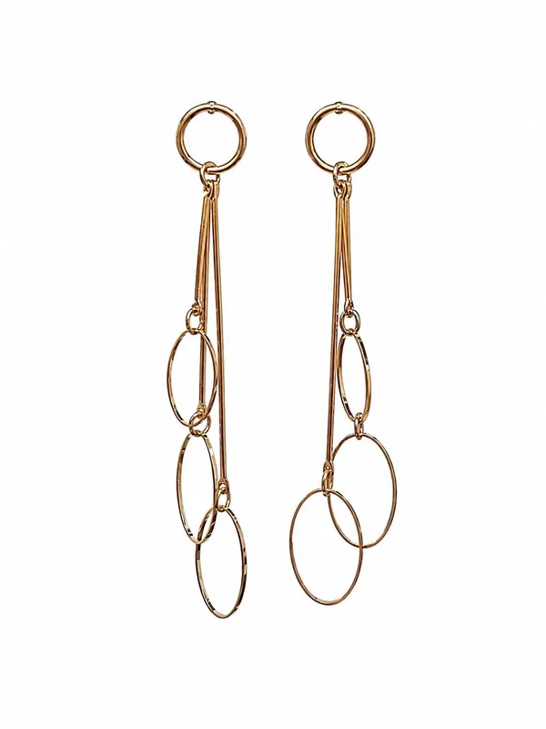 Gold_Alloy_Geometric_Oval_Shape_Drop_Earrings_For_Women
