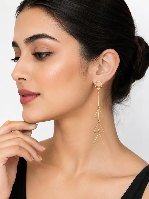 Gold_Alloy_Geometric_Heart_Ball_Drop_Earrings_For_Women