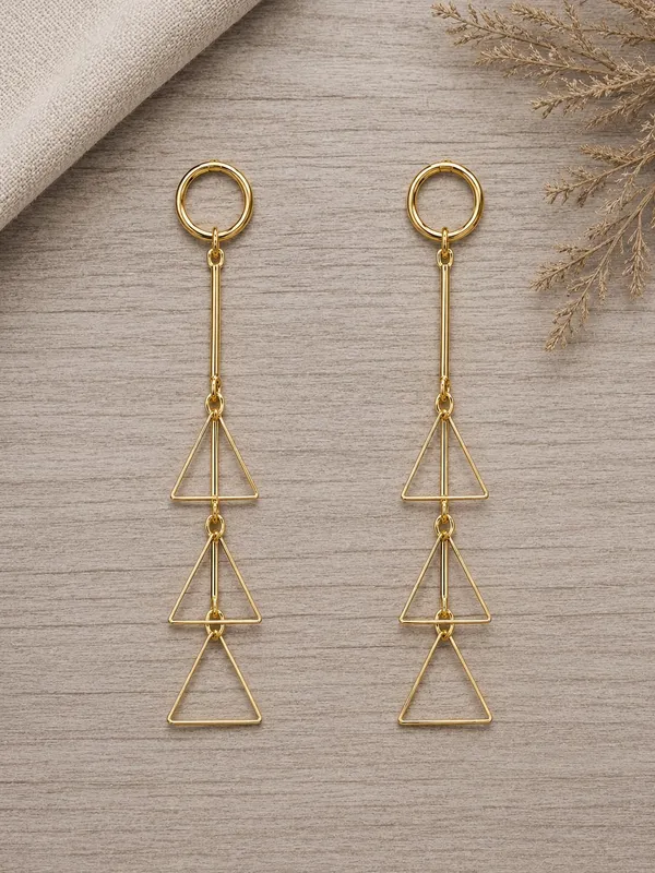Gold_Alloy_Geometric_Heart_Ball_Drop_Earrings_For_Women