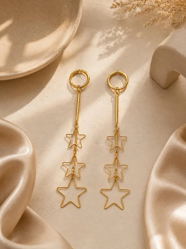 Gold_Alloy_Geometric_Minimalist_Front_Back_Earrings_For_Women