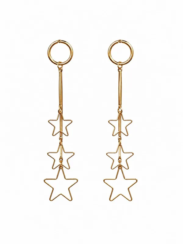 Gold_Alloy_Geometric_Minimalist_Front_Back_Earrings_For_Women