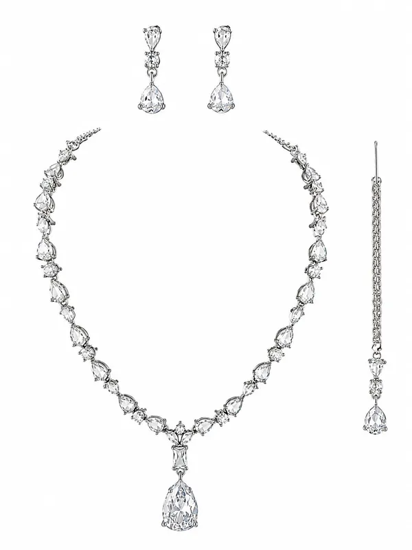 Zeeba_Jewels_Silver_Rhodium_Pear_Cut_Crystal_Bridal_Jewellery_Set_For_Women