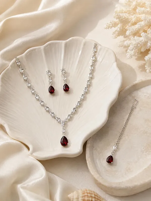 Ruby_Teardrop_Crystal_Necklace_&_Earrings_Set_–_Elegant_Bridal_Jewelry