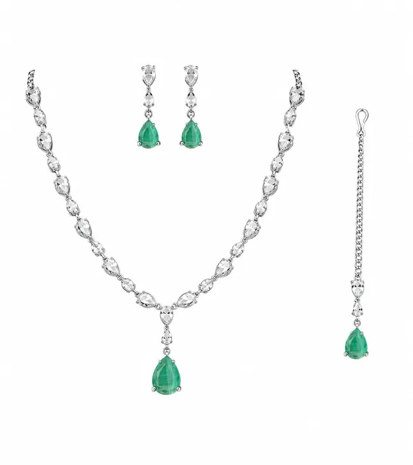 Zeeba_Jewels_Mint_Green_Rhodium_Crystal_Bridal_Jewellery_Set_For_Women