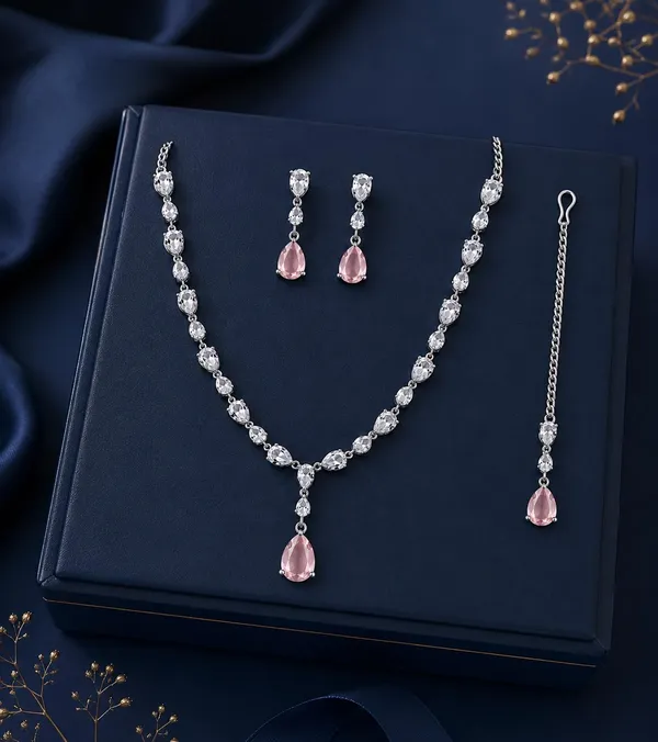 Zeeba_Jewels_Silver_Blush_Pink_Rhodium_Crystal_Bridal_Jewellery_Set_For_Women