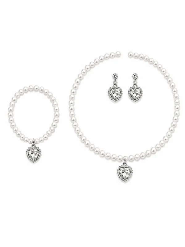 Silver_And_Pearl_White_Alloy_Pearl_Heart_Pendant_Necklace_Bracelet_Earrings_Set_For_Women