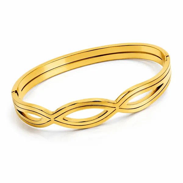 Zeeba_Infinity_Gold_Plated_Contemporary_Openwork_Bracelet