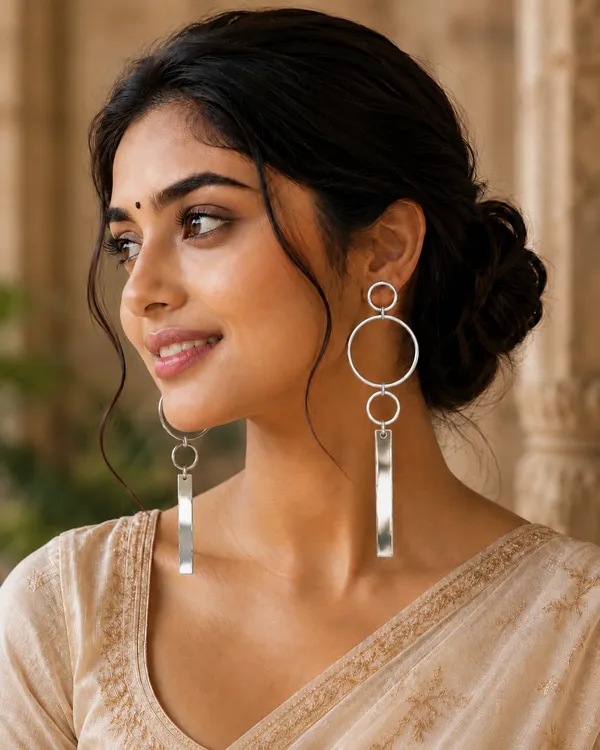 Zeeba_Jewels_Geometric_Link_Dangle_Earrings_for_Women_|_Contemporary_Long_Drop_Earrings_|_Minimalist_Statement_Fashion_Jewelry_for_Everyday_Elegance