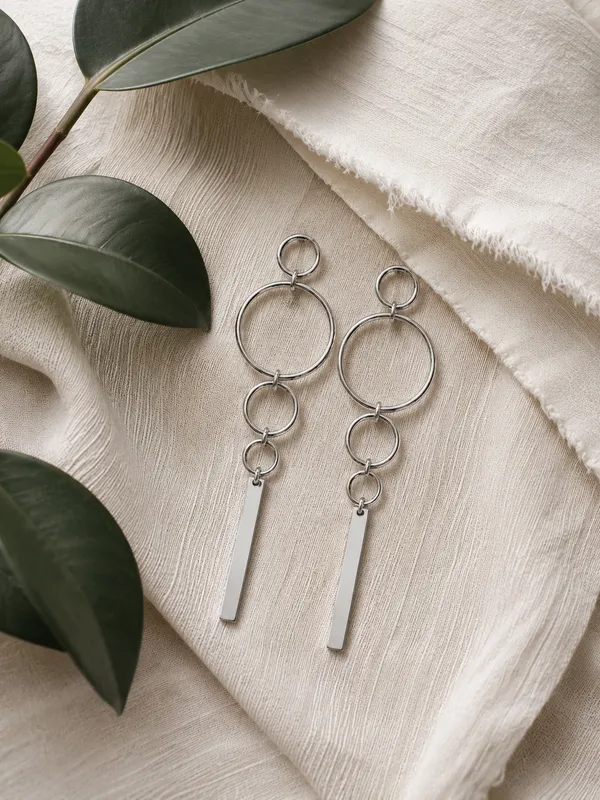 Zeeba_Jewels_Geometric_Link_Dangle_Earrings_for_Women_|_Contemporary_Long_Drop_Earrings_|_Minimalist_Statement_Fashion_Jewelry_for_Everyday_Elegance