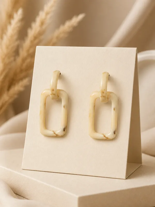 Zeeba_Jewels_Geometric_Link_Dangler_Earrings_for_Women_|_Contemporary_Statement_Drop_Earrings_|_Lightweight_Acrylic_Designer_Earrings_for_Everyday_Elegance