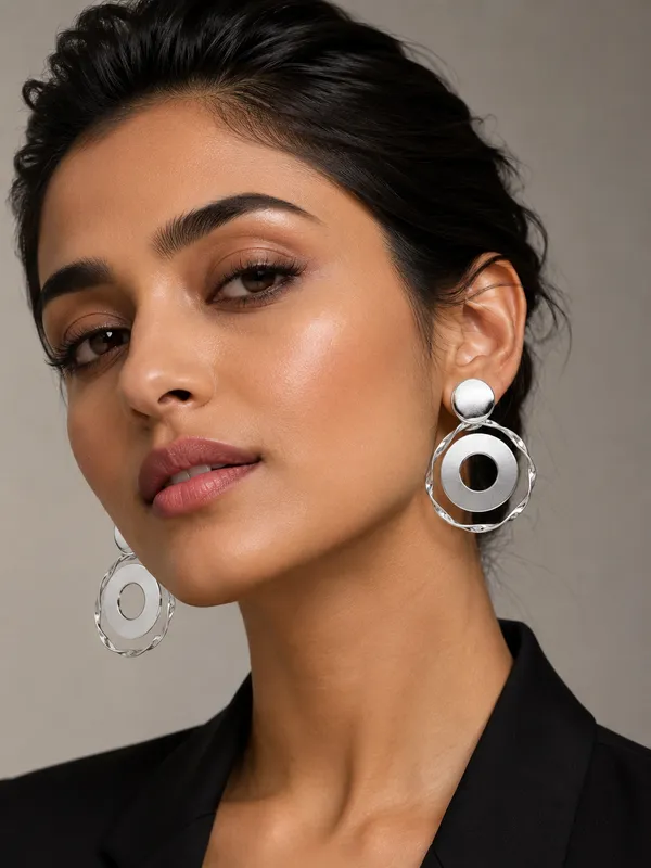 Zeeba_Jewels_Sculpted_Circle_Dangle_Earrings_for_Women_|_Contemporary_Geometric_Statement_Earrings_|_Designer_Minimalist_Fashion_Jewelry