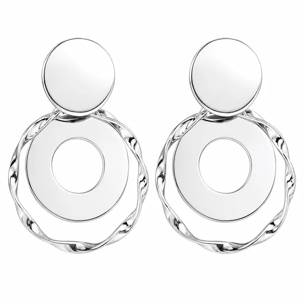 Zeeba_Jewels_Sculpted_Circle_Dangle_Earrings_for_Women_|_Contemporary_Geometric_Statement_Earrings_|_Designer_Minimalist_Fashion_Jewelry