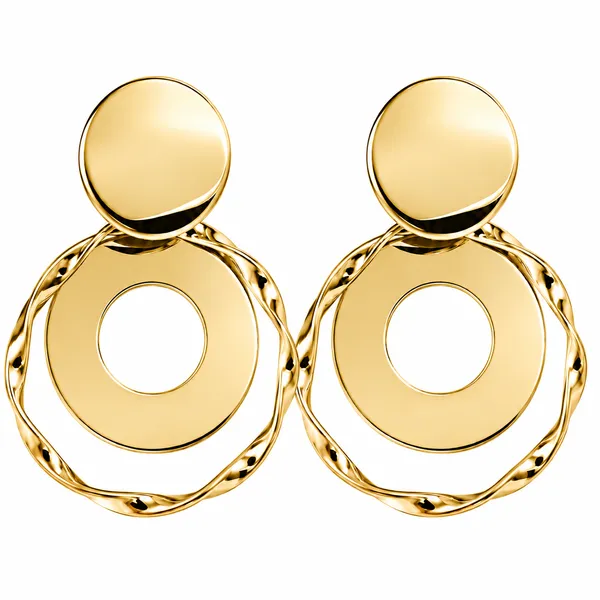 Zeeba_Jewels_Sculpted_Circle_Dangle_Earrings_for_Women_|_Contemporary_Geometric_Statement_Earrings_|_Designer_Minimalist_Fashion_Jewelry_(