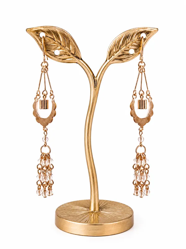 Zeeba_Jewels_Tassel_Dangle_Earrings_for_Women_|_Elegant_Beaded_Chandelier_Drop_Earrings_|_Designer_Statement_Fashion_Jewelry_for_Timeless_Elegance
