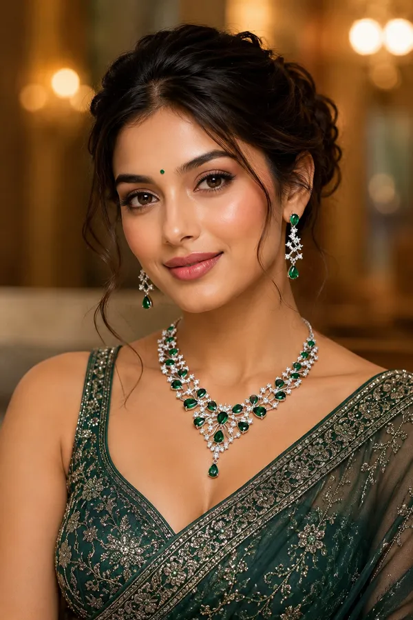 Zeeba_Jewels_Rhodium_Plated_American_Diamond_Necklace_Set_with_Earrings_for_Women_|_Elegant_AD_Bridal_Wedding_Party_Jewelry