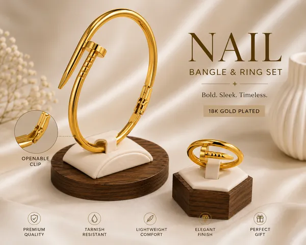 18K_Gold_Plated_Openable_Nail_Bangle_&_Ring_Set_for_Women_|_Premium_Stainless_Steel_|_Adjustable_Luxury_Bracelet_&_Ring_Combo_|_Tarnish_Resistant