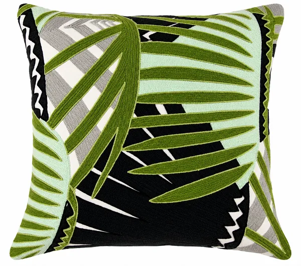 Tropical_Leaves_Embroidered_Cushion_Cover_50x50Cms