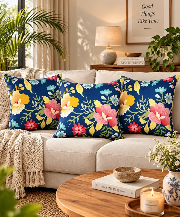 Azure_Blossom_Garden_Cushion_Cover_Size_40x40_Cms