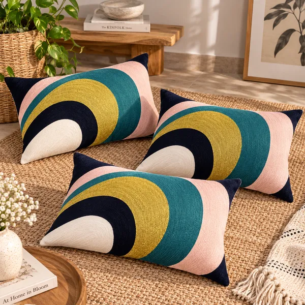 Elliptical_Pattern_Embroidered_Cushion_Cover_30x50_Cms
