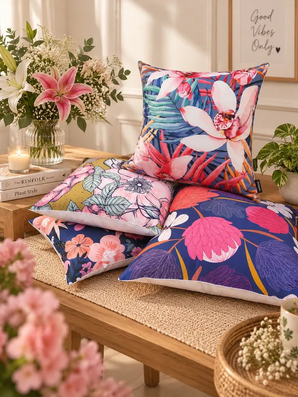 Tropical_Orchid_Bloom_Cushion_Cover_Size_40x40_Cms