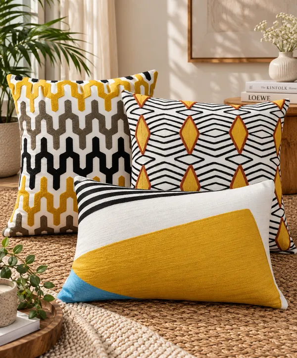 Geo_Diagonal_Stripes_Embroidered_Cushion_Cover_30x50_Cms