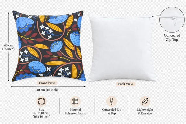 Midnight_Meadow_Cushion_Cover_Size_40x40_Cms