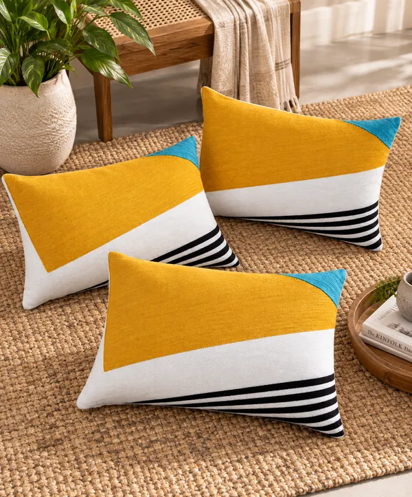 Geo_Diagonal_Stripes_Embroidered_Cushion_Cover_30x50_Cms