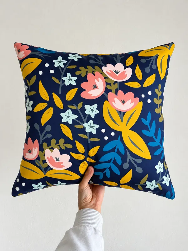 Midnight_Meadow_Bloom_Cushion_Cover_Size_40x40_Cms