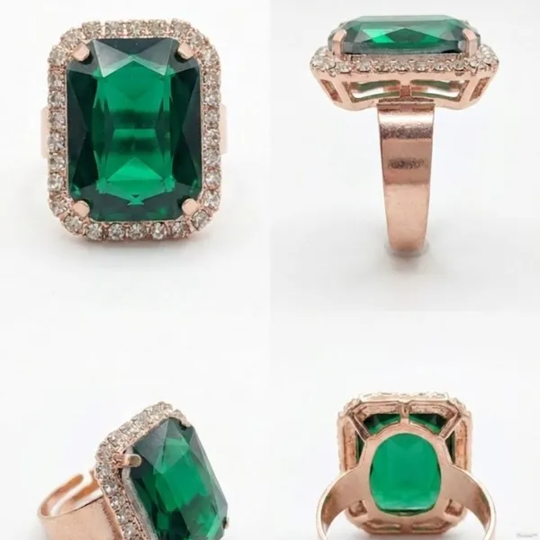Rose_Gold_Emerald_Green_Crystal_Halo_Statement_Ring_For_Women_(RGMT-01D)