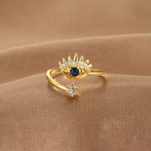 Gold_Stainless_Steel_Evil_Eye_Blue_Stone_Crystal_Ring_For_Women_(RGSS-34)