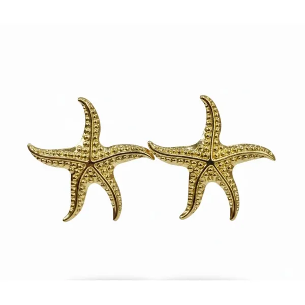 Gold_Stainless_Steel_Starfish_Stud_Earrings_For_Women_(ERSS-16)