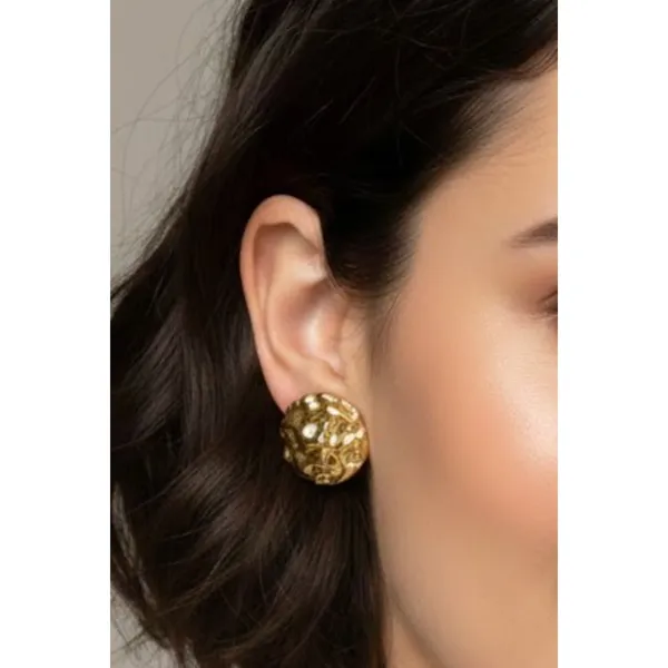 Gold_Stainless_Steel_Textured_Round_Stud_Earrings_For_Women_(ERSS-14)