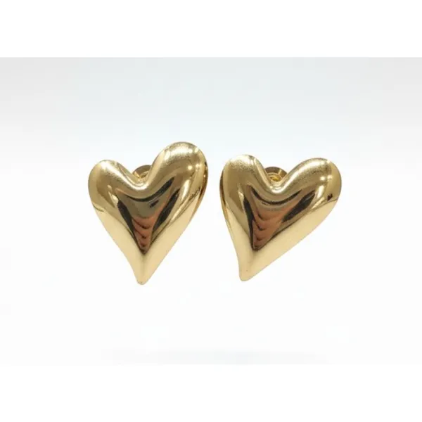 Gold_Stainless_Steel_Puffed_Heart_Stud_Earrings_For_Women_(ERSS-10)