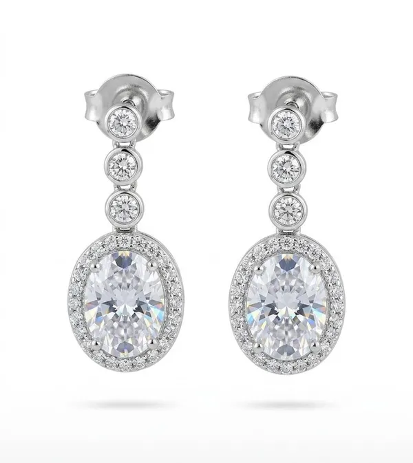 Silver_Oval_Cubic_Zirconia_Halo_Drop_Earrings_For_Women_(ERAD-01C)