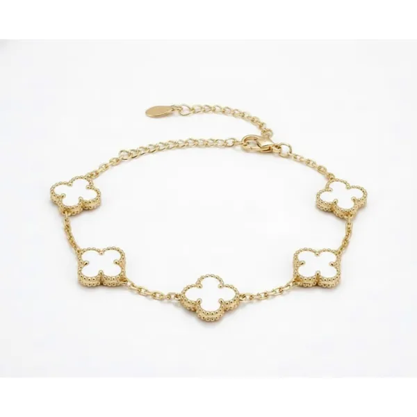 Gold_Stainless_Steel_White_Mother_Of_Pearl_Clover_Charm_Bracelet_For_Women_(BRSSCN-01A)