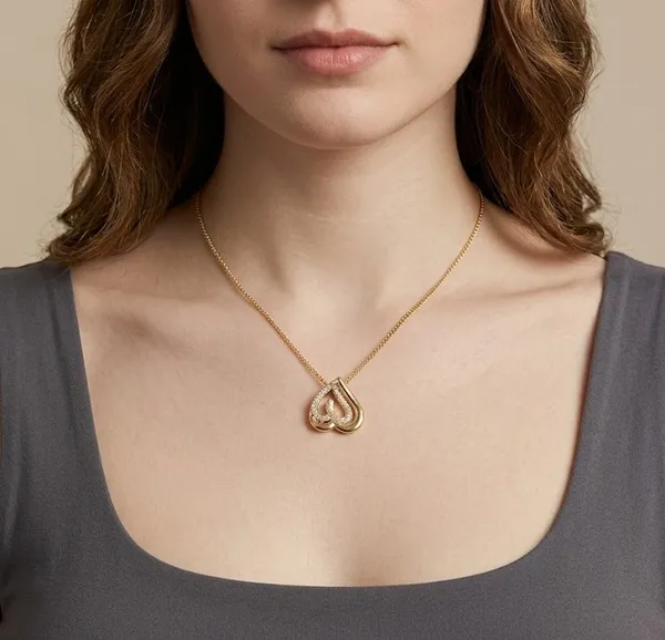 Gold_Stainless_Steel_Double_Heart_Crystal_Pendant_Necklace_For_Women_(PNSS-44)