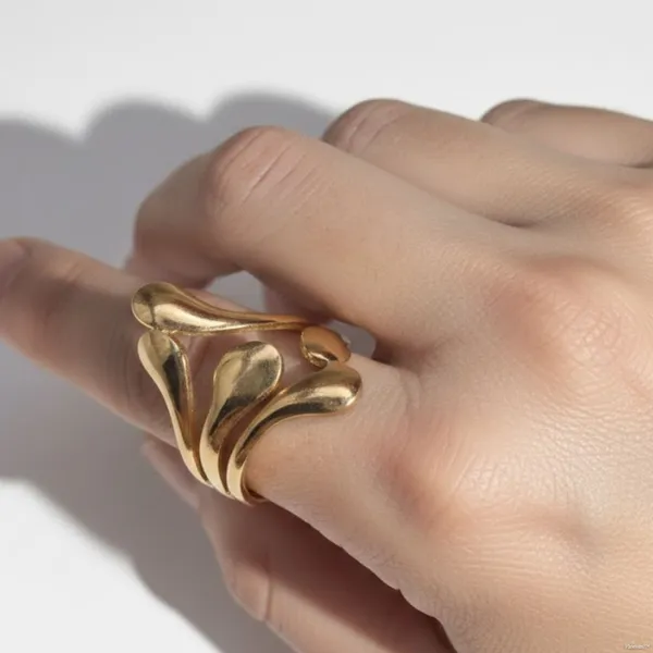 Gold_Stainless_Steel_Abstract_Sculptural_Adjustable_Ring_For_Women_(RGSS-12)