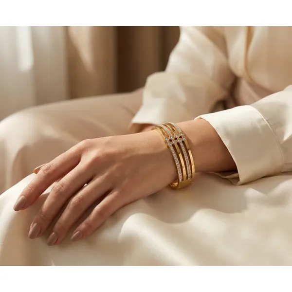 Gold_Stainless_Steel_Crystal_Embellished_Multi_Band_Bracelet_For_Women_(BRSSCF-10)