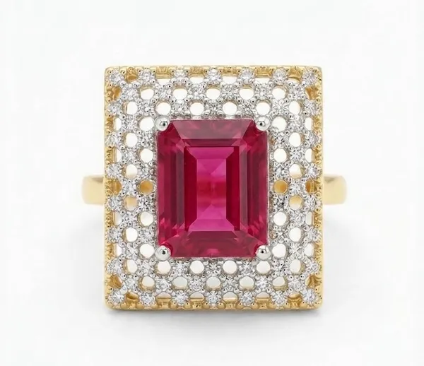 Gold_Stainless_Steel_Ruby_Diamond_Halo_Statement_Ring_For_Women_(RGSS-09B)