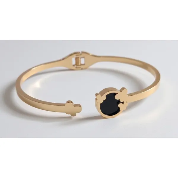 Gold_Stainless_Steel_Black_Stone_Cuff_Bracelet_For_Women_(BRSSCF-20)