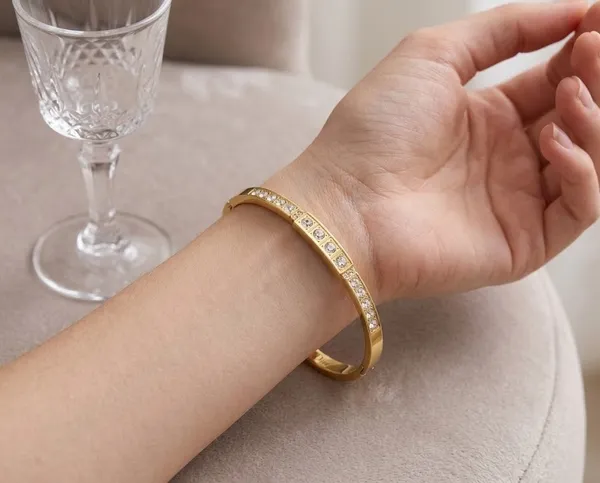 Gold_Stainless_Steel_Crystal_Embellished_Bangle_Bracelet_For_Women_(BRSSCF-52)