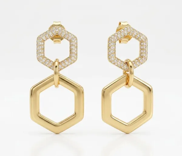 Gold_Stainless_Steel_Hexagon_Geometric_Crystal_Drop_Earrings_For_Women_(ERSS-39)