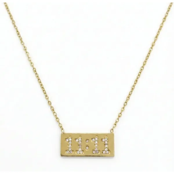 Gold_Stainless_Steel_Roman_Numeral_Bar_Pendant_Necklace_For_Women_(PNSS-26)