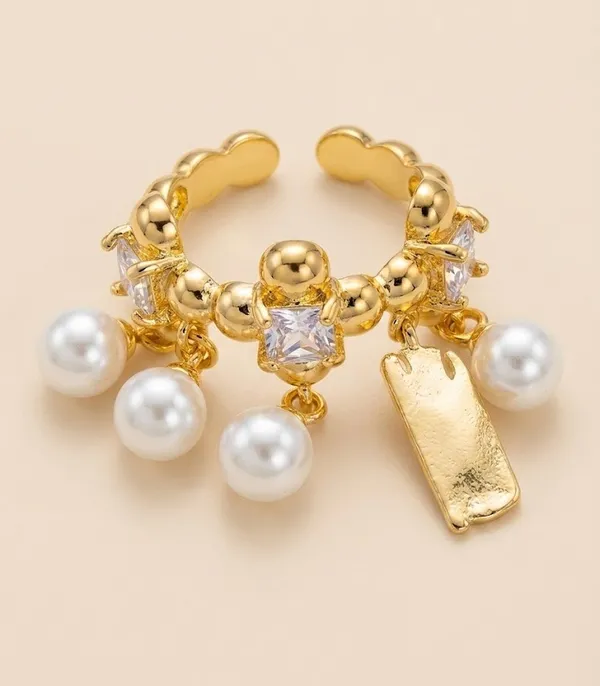 Gold_Stainless_Steel_Pearl_Drop_Statement_Ring_For_Women_(RGSS-24)