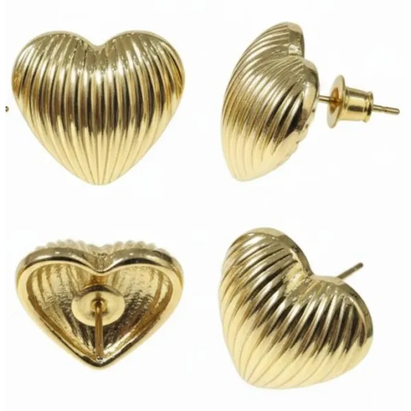 Gold_Stainless_Steel_Ribbed_Heart_Stud_Earrings_For_Women_(ERSS-09)