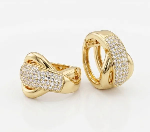 Gold_Metal_Cz_Studded_Twist_Hoop_Earrings_For_Women_(ERAD-06)