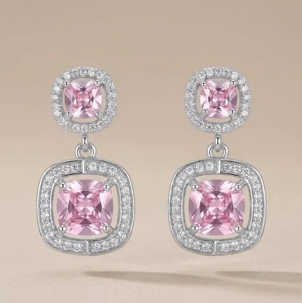 Silver_Pink_Cubic_Zirconia_Cushion_Halo_Drop_Earrings_For_Women_(ERAD-02A)