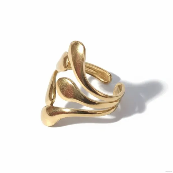 Gold_Stainless_Steel_Abstract_Sculptural_Adjustable_Ring_For_Women_(RGSS-12)